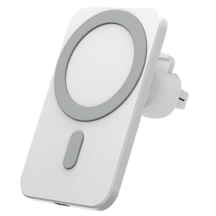 N16 10W Car Air Outlet + Suction Cup Magsafe Magnetic Wireless Charger Mobile Phone Holder For IPhone 12 Series