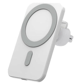 N16 10W Car Air Outlet + Suction Cup Magsafe Magnetic Wireless Charger Mobile Phone Holder For IPhone 12 Series