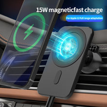 Load image into Gallery viewer, N16 10W Car Air Outlet + Suction Cup Magsafe Magnetic Wireless Charger Mobile Phone Holder For IPhone 12 Series