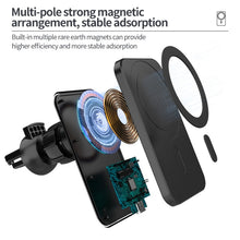 Load image into Gallery viewer, N16 10W Car Air Outlet + Suction Cup Magsafe Magnetic Wireless Charger Mobile Phone Holder For IPhone 12 Series