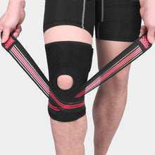 Load image into Gallery viewer, Sports Spring Supported Knee Brace Compression Protection Patella Riding Protective Gear, One Size