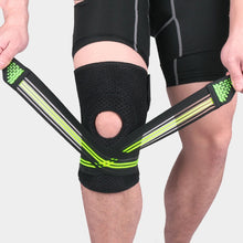 Load image into Gallery viewer, Sports Spring Supported Knee Brace Compression Protection Patella Riding Protective Gear, One Size