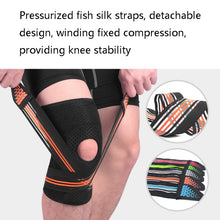 Load image into Gallery viewer, Sports Spring Supported Knee Brace Compression Protection Patella Riding Protective Gear, One Size