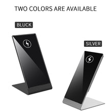 Load image into Gallery viewer, Y13 15W Magnetic Wireless Mobile Phone Holder Charger for iPhone, Black, Silver