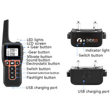Load image into Gallery viewer, PaiPaitek PD529-2 Remote Training Dog Device Pet Training Supplies Anti-Barking Training Equipment, PD529-2