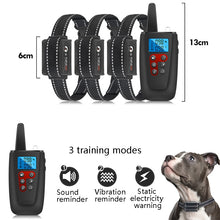 Load image into Gallery viewer, PaiPaitek PD526-3 Anti-Barking Device Dog Electric Shock Collar Training Dog Remote Control Pet Training Equipment, PD526-3