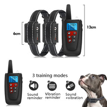 Load image into Gallery viewer, PaiPaitek PD526V-2 1 In 2 100-Speed Sound Vibration Remote Control Training Dog Device Anti-Barking Device Electronic Remote Control Collar, PD526V-2