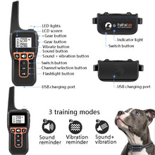 Load image into Gallery viewer, PaiPaitek PD529V-1 Training Dog Anti-Barking Device Vibration Collar 1000M Remote Control Distance Pet Training Supplies, PD529V-1