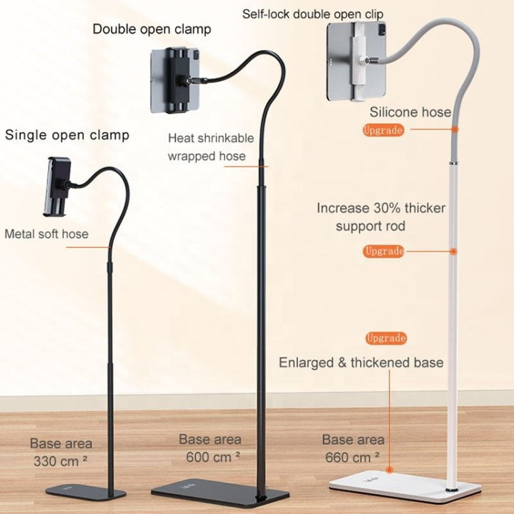 SSKY L6 Bedside Sofa Live Landing Phone Tablet Computer Bracket, Style:, L6 Base Heavy Telescopic Version (White), L6 Phone Version (White), L6 Phone Version (Black), L6 Base Heavy Version (White), L6 Base Heavy Version (Black)                         ...