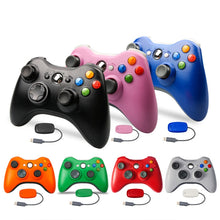 Load image into Gallery viewer, 2.4G Wireless Game Controller For XBOX 360, White, Pink, Red, Green, Blue, Black, Orange