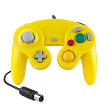 Load image into Gallery viewer, 2 PCS Single Point Vibrating Controller Wired Game Controller For Nintendo NGC / Wii, White, Pink, Yellow, Red, Purple, Green, Blue, Black, Silver, Orange