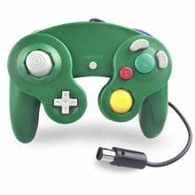 Load image into Gallery viewer, 2 PCS Single Point Vibrating Controller Wired Game Controller For Nintendo NGC / Wii, White, Pink, Yellow, Red, Purple, Green, Blue, Black, Silver, Orange