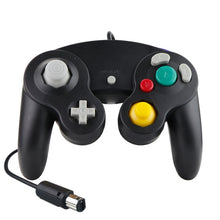 Load image into Gallery viewer, 2 PCS Single Point Vibrating Controller Wired Game Controller For Nintendo NGC / Wii, White, Pink, Yellow, Red, Purple, Green, Blue, Black, Silver, Orange