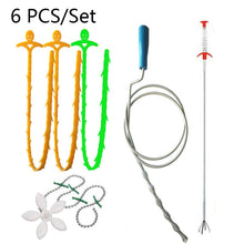 Load image into Gallery viewer, Kitchen Pipe Dredge Hook Sewer Toilet Anti-Blocking Sink Dredge Kit, Style:, 6 PCS/Set-1M, 6 PCS/Set-1.5M, 6 PCS/Set-3, 6 PCS/Set-4