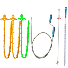 Load image into Gallery viewer, Kitchen Pipe Dredge Hook Sewer Toilet Anti-Blocking Sink Dredge Kit, Style:, 6 PCS/Set-1M, 6 PCS/Set-1.5M, 6 PCS/Set-3, 6 PCS/Set-4