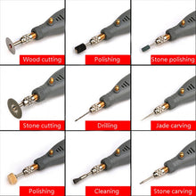 Load image into Gallery viewer, Mini Electrical Engraving Pen Cutting And Polishing Electrical Grinder Tool Set, US Plug, US Plug(Red), US Plug(Grey), US Plug(Green)