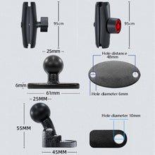 Load image into Gallery viewer, Motorcycle Metal Navigation Mobile Phone Bracket,Style:, Rearview Mirror Installation (Anti-theft), Rearview Mirror Installation (Hand Twist), Thin Tube Fixation (Anti-theft), Thin Tube Fixation (Hand Twist), Handle Installation (Anti-theft)           ...