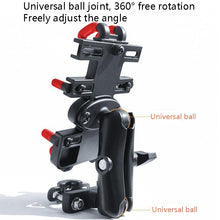 Load image into Gallery viewer, Motorcycle Metal Navigation Mobile Phone Bracket,Style:, Rearview Mirror Installation (Anti-theft), Rearview Mirror Installation (Hand Twist), Thin Tube Fixation (Anti-theft), Thin Tube Fixation (Hand Twist), Handle Installation (Anti-theft)           ...