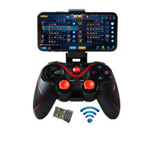 Load image into Gallery viewer, S6 Wireless Bluetooth Game Controller Handle With Bracket &amp; Receiver For Android / IOS / PC