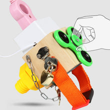 Load image into Gallery viewer, Children Montessori Busy Board Puzzle Unlocking Toy Early Education Toy, Style: