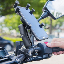 Load image into Gallery viewer, Eagle Claws X-Type Six-Claw Metal Mobile Phone Back Clip Bicycle Motorcycle Mobile Phone Holder, Black, Red, Green