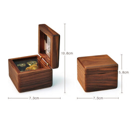 Frame Style Music Box Wooden Music Box Novelty Valentine Day Gift,Style: