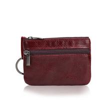 Load image into Gallery viewer, AP122 Leather Mini Multifunctional Coin Purse Small Card Holder Retro Zipper Short Clutch, Black, Dark Brown, Brown, Light Brown, Purple Red, Army Green, Navy Blue