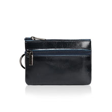 Load image into Gallery viewer, AP122 Leather Mini Multifunctional Coin Purse Small Card Holder Retro Zipper Short Clutch, Black, Dark Brown, Brown, Light Brown, Purple Red, Army Green, Navy Blue