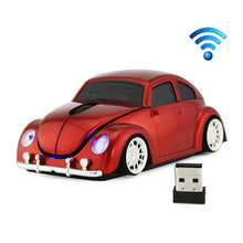 Load image into Gallery viewer, CM0010B 1200 DPI 3-keys Car Shape Wireless Mouse, Yellow, Red, Blue, Black