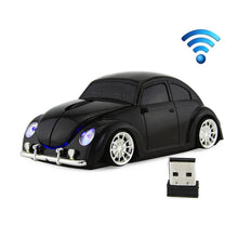 Load image into Gallery viewer, CM0010B 1200 DPI 3-keys Car Shape Wireless Mouse, Yellow, Red, Blue, Black