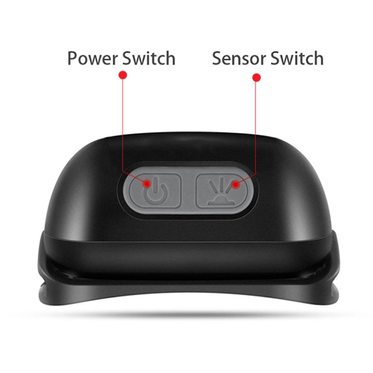 Smart Sensor Outdoor USB Headlight LED Portable Strong Light Night Running Headlight, Black 3W 100LM, White 3W 100LM, Orange 3W 100LM, Black 5W 140LM, White 5W 140LM, Orange 5W 140LM