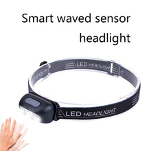 Load image into Gallery viewer, Smart Sensor Outdoor USB Headlight LED Portable Strong Light Night Running Headlight, Black 3W 100LM, White 3W 100LM, Orange 3W 100LM, Black 5W 140LM, White 5W 140LM, Orange 5W 140LM