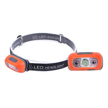 Load image into Gallery viewer, Smart Sensor Outdoor USB Headlight LED Portable Strong Light Night Running Headlight, Black 3W 100LM, White 3W 100LM, Orange 3W 100LM, Black 5W 140LM, White 5W 140LM, Orange 5W 140LM