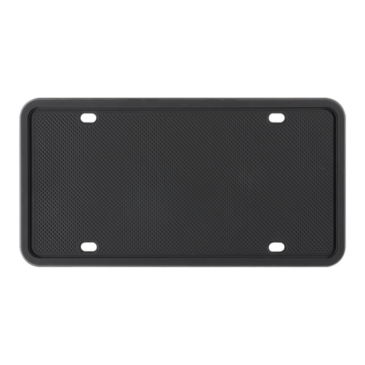 2 Sets Waterproof Rustproof Non-damaging Car Paint Silicone License Plate Frame, US Black, US Gray, US Red, US Blue, Black, Gray, Red, Blue