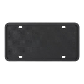 2 Sets Waterproof Rustproof Non-damaging Car Paint Silicone License Plate Frame, US Black, Black