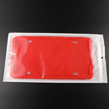 Load image into Gallery viewer, 2 Sets Waterproof Rustproof Non-damaging Car Paint Silicone License Plate Frame, US Black, US Gray, US Red, US Blue, Black, Gray, Red, Blue