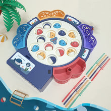 Load image into Gallery viewer, Magnetic Fishing Toy Children Educational Multifunctional Music Rotating Fishing Plate