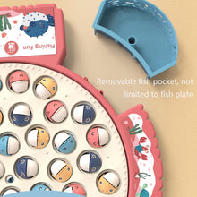 Load image into Gallery viewer, Magnetic Fishing Toy Children Educational Multifunctional Music Rotating Fishing Plate