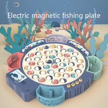 Load image into Gallery viewer, Magnetic Fishing Toy Children Educational Multifunctional Music Rotating Fishing Plate