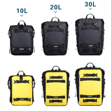 Load image into Gallery viewer, Rhinowalk Multi-Function Motorcycle Rear Seat Bag Combination Rear Shelf Pannier, Black 10L, Yellow 10L, Black 20L, Yellow 20L, Black 30L, Yellow 30L