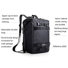 Load image into Gallery viewer, Rhinowalk Multi-Function Motorcycle Rear Seat Bag Combination Rear Shelf Pannier, Black 10L, Yellow 10L, Black 20L, Yellow 20L, Black 30L, Yellow 30L