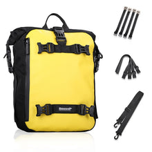 Load image into Gallery viewer, Rhinowalk Multi-Function Motorcycle Rear Seat Bag Combination Rear Shelf Pannier, Black 10L, Yellow 10L, Black 20L, Yellow 20L, Black 30L, Yellow 30L