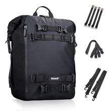 Load image into Gallery viewer, Rhinowalk Multi-Function Motorcycle Rear Seat Bag Combination Rear Shelf Pannier, Black 10L, Yellow 10L, Black 20L, Yellow 20L, Black 30L, Yellow 30L