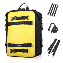 Load image into Gallery viewer, Rhinowalk Multi-Function Motorcycle Rear Seat Bag Combination Rear Shelf Pannier, Black 10L, Yellow 10L, Black 20L, Yellow 20L, Black 30L, Yellow 30L