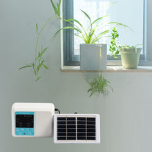 Load image into Gallery viewer, G89456 Solar Intelligent Voice Timing Automatic Flower Watering Device Lazy Plant Dripper, Single Pump 10 Sets, Single Pump 15 Sets, Double Pump 15 Sets 10M Tube, Double Pump 20 Sets Drop 15M Tube, Double Pump 30 Sets 20M Tube