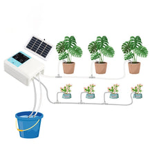 Load image into Gallery viewer, G89456 Solar Intelligent Voice Timing Automatic Flower Watering Device Lazy Plant Dripper, Single Pump 10 Sets, Single Pump 15 Sets, Double Pump 15 Sets 10M Tube, Double Pump 20 Sets Drop 15M Tube, Double Pump 30 Sets 20M Tube