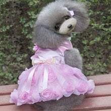 Load image into Gallery viewer, Pet Clothes Dog Spring Summer Thin Dress Rose Dress, S, M, L, XL, XXL, XS