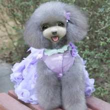 Load image into Gallery viewer, Pet Clothes Dog Spring Summer Thin Dress Rose Dress, S, M, L, XL, XXL, XS
