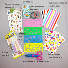 Load image into Gallery viewer, Photo Album Making DIY Accessories Set Hand Book Hand-Made Decorative Accessories, Specification：, Package 1, Package 2, Package 3