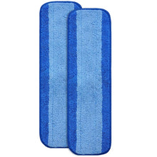 Load image into Gallery viewer, 2 PCS Fiber Mop Cleaning Pad Wet And Dry Flat Mop Cloth Suitable For Bona Series